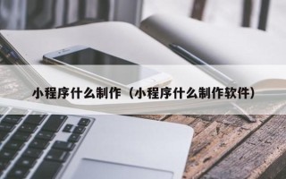 新沂小程序什么制作（小程序什么制作软件）