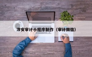 新沂淳安审计小程序制作（审计微信）